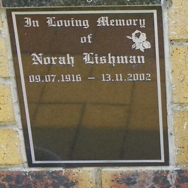 LISHMAN Norah 1916-2002