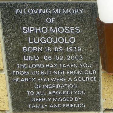 LUGOJOLO Sipho Moses 1939-2003