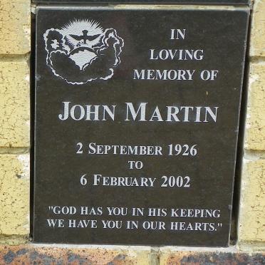 MARTIN John 1926-2002