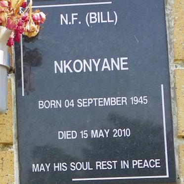 NKONYANE N.F. 1945-2010