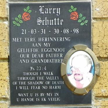 SCHUTTE Larry 1931-1998