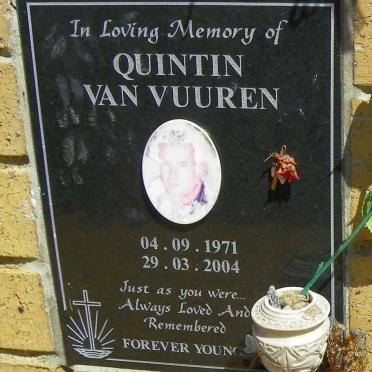 VUUREN Quintin, van 1971-2004
