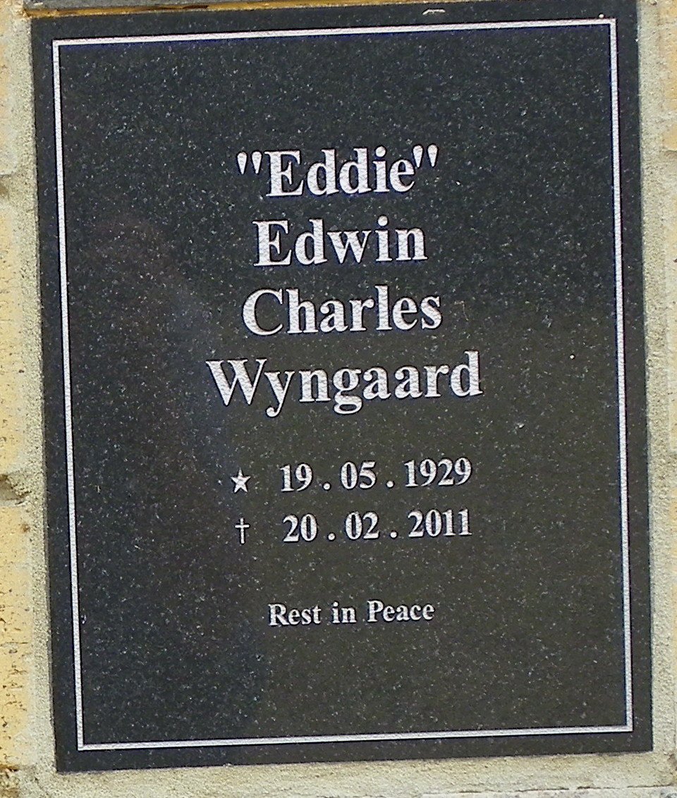 WYNGAARD Edwin Charles 1929-2011