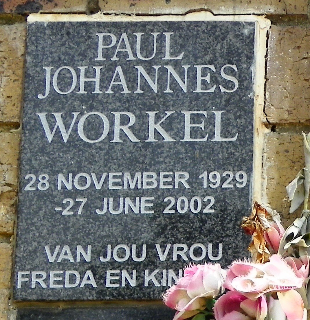 WORKEL Paul Johannes 1929-2002