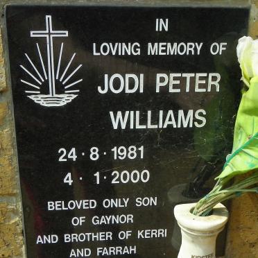 WILLIAMS Jodi Peter 1981-2000