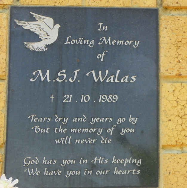 WALAS M.S.J. -1989