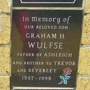 WULFSE Graham H. 1957-1999