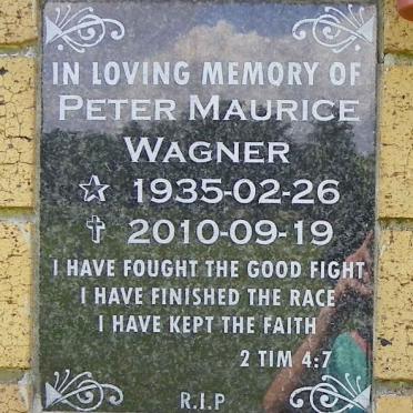 WAGNER Peter Maurice 1935-2010