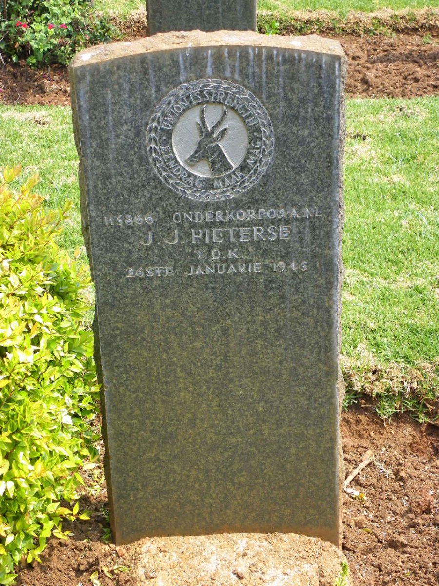 PIETERSE J.J. -1945
