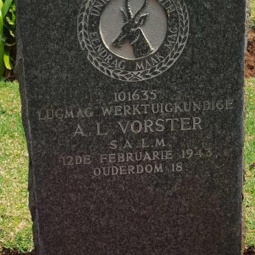 VORSTER A.L. -1943