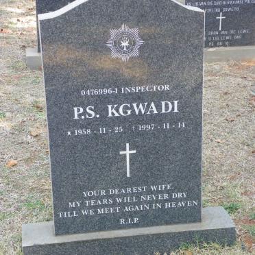 KGWADI P.S. 1958-1997