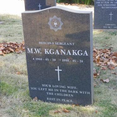 KGANAKGA M.W. 1966-1998