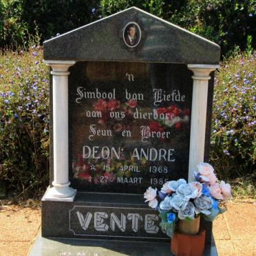 VENTER Deon Andre 1968-1985