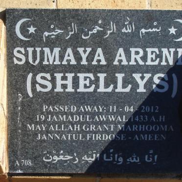 AREND Sumaya nee SHELLEYS -2012