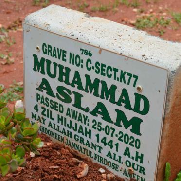 ASLAM Muhammad -2020