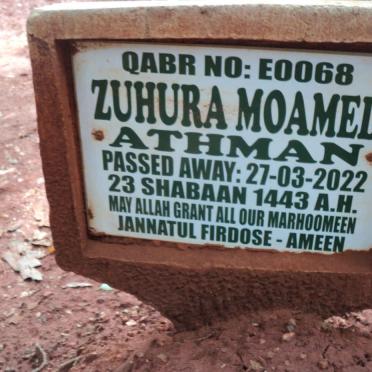ATHMAN Zuhura Moamed -2022