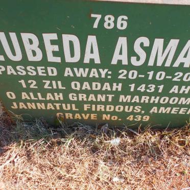 ASMALL Zubeda -2010