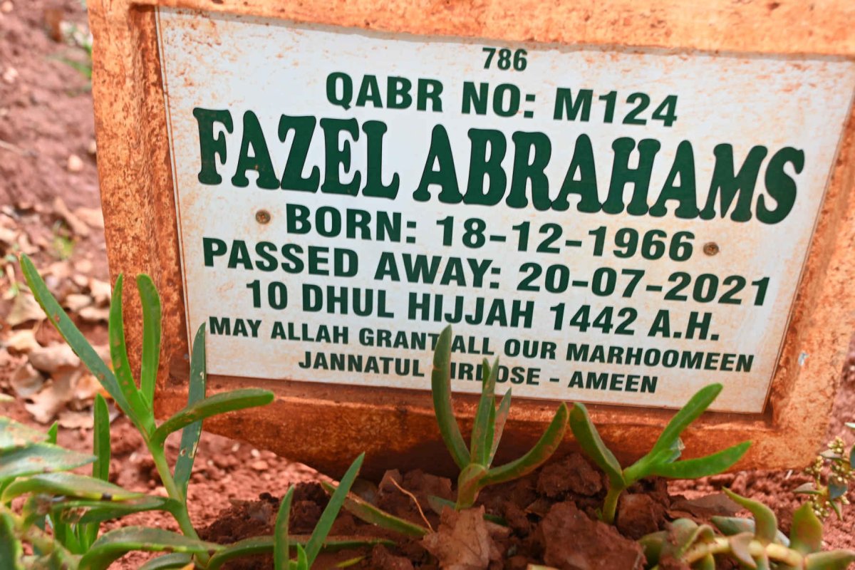 ABRAHAMS Fazel 1966-2021