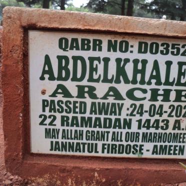 ARACHE Abdelkhalek -2022