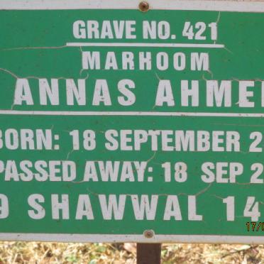 AHMED Marhoom Annas 2003-2010