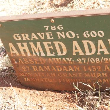 ADAN Ahmed -201?