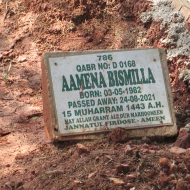 BISMILLA Aamena 1982-2021