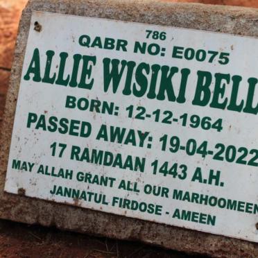 BELLO Allie Wisiki 1964-2022
