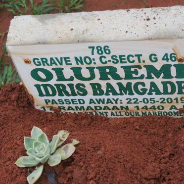 BAMGADE Oluremi Idris -2019