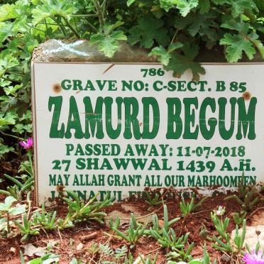 BEGUM Zamurd -2018