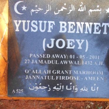BENNETT Yusuf -2011