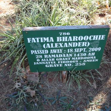 BHAROOCHIE Fatima -2009