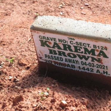 BROWN Karema -2021