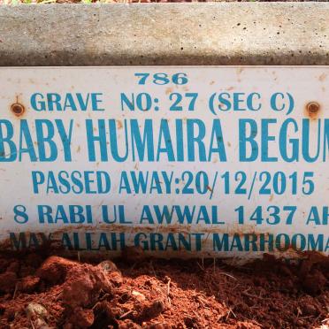 BEGUM Humaira -2015