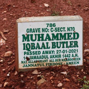 BUTLER Muhammed Iqbaal -2021