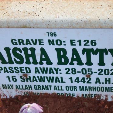 BATTY Aisha -2021