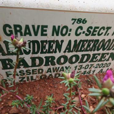 BADROODEEN Salaudeen Ameeroodeen -2020