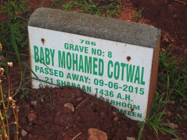 COTWAL Mohamed -2015