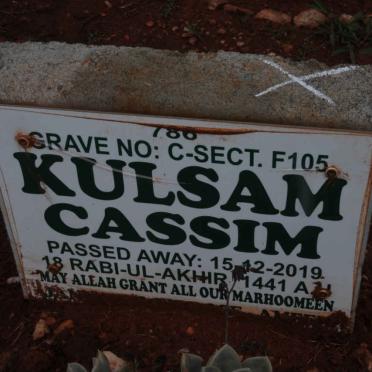 CASSIM Kulsam -2019