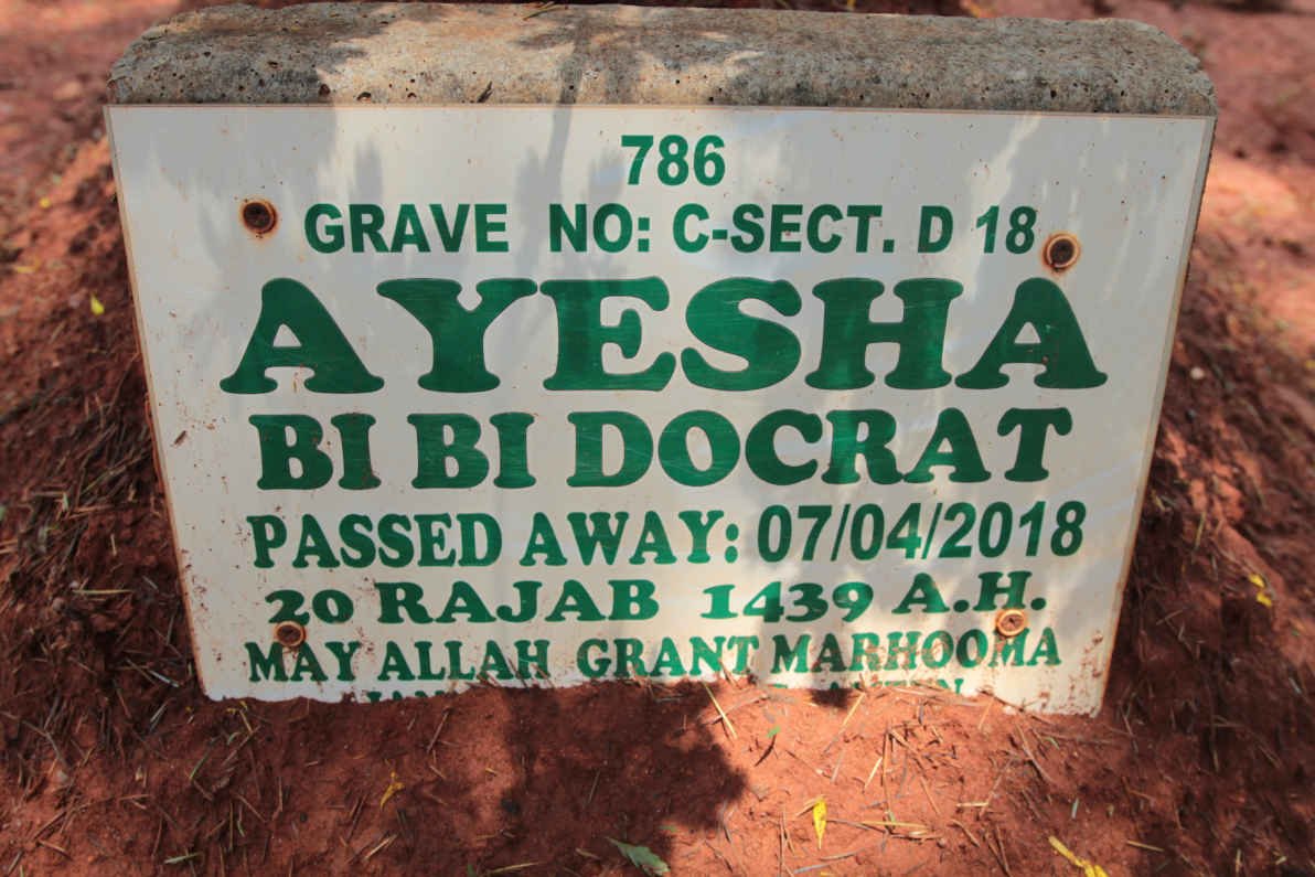DOCRAT Ayesha Bi Bi -2018