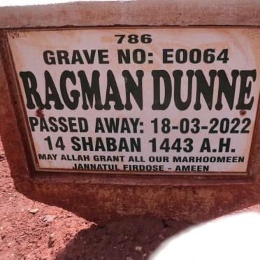 DUNNE Ragman -2022