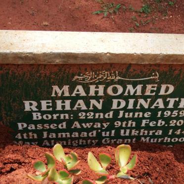 DINATH Mahomed Rehan 1959-2019