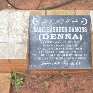 DAMONS Basil Basheer ?-2015