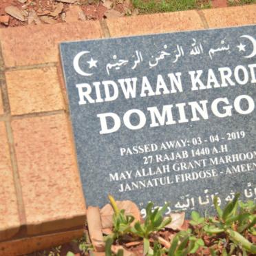 DOMINGO Ridwaan Karod -2019