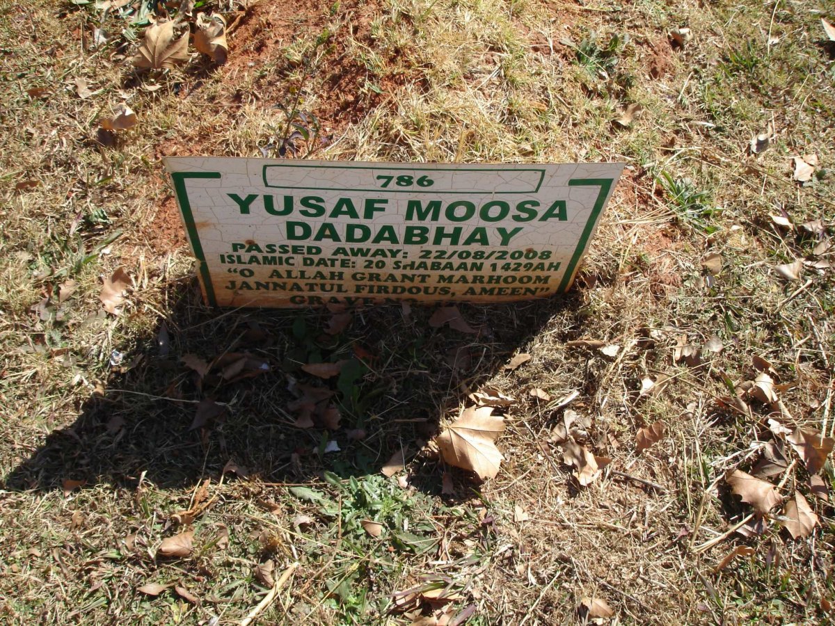 DADABHAY Yusaf Moosa -2008