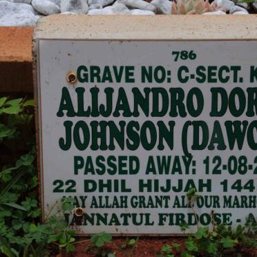 DAWOOD Alijandro Dorian Johnson 2003-2020