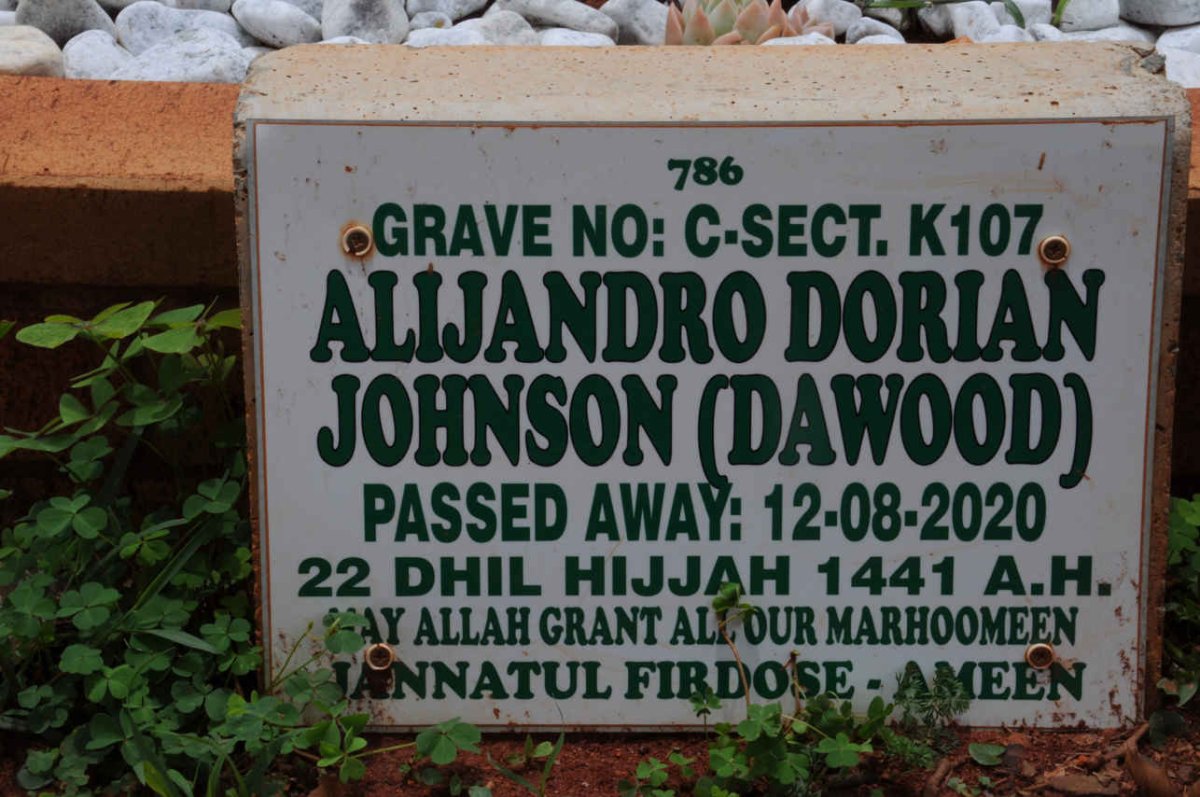 DAWOOD Alijandro Dorian Johnson 2003-2020