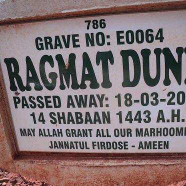 DUNN Ragmat -2022