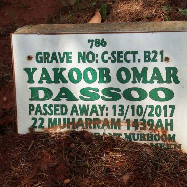 DASSOO Yakoob Omar -2017