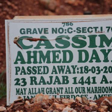 DAYA Cassim Ahmed -2020