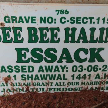 ESSACK Bee Bee Halima -2020